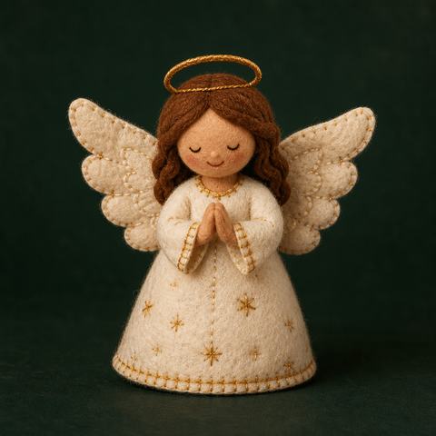 Anjo em feltro