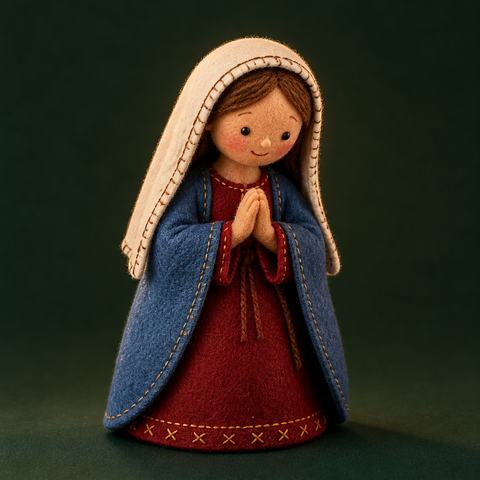 Maria em feltro